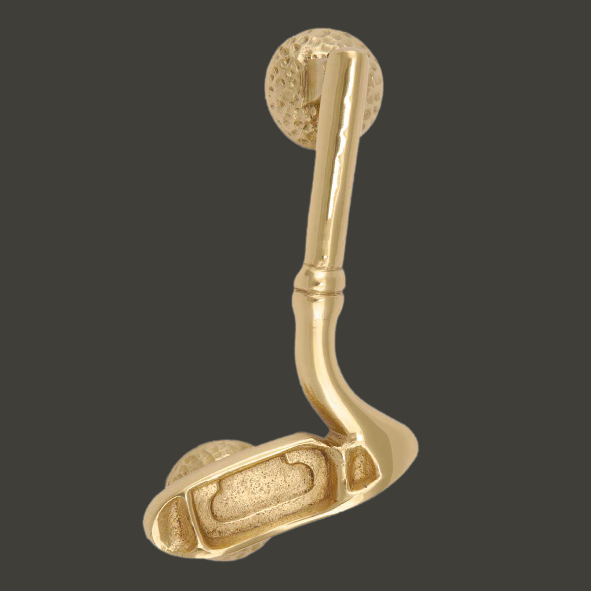 Solid Brass Vintage Door Knocker Golf Putter 5"H