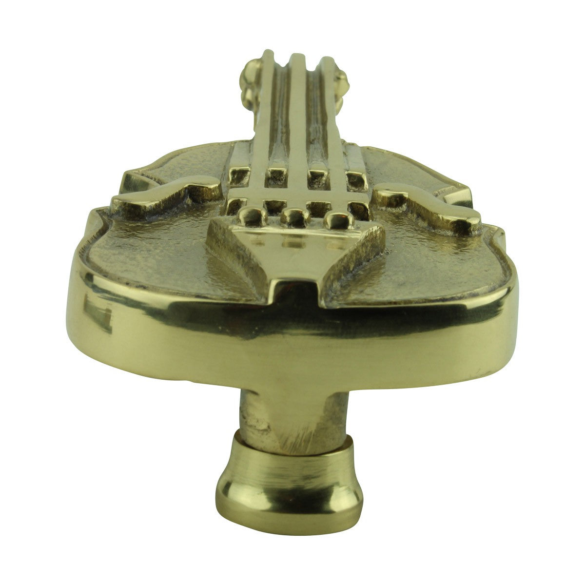 Solid Brass Vintage Door Knocker Violin 6.5"H