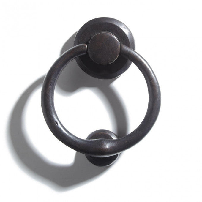 Solid Bronze Classic Door Knocker - Bronze Patina