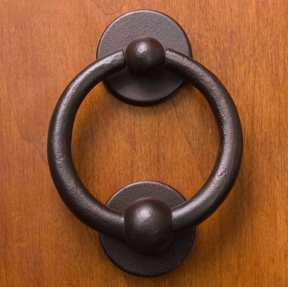 Solid Bronze Ring Door Knocker