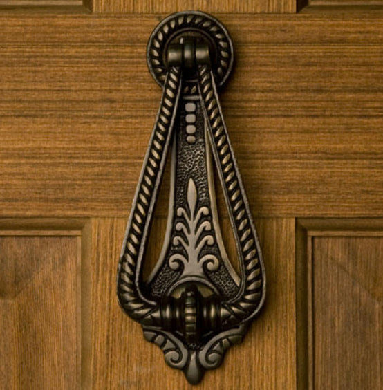 Twist Brass Door Knocker