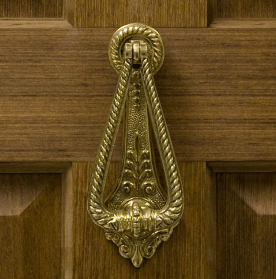 Twist Brass Door Knocker