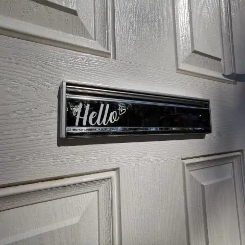 Hello Heart Letter Box Door Decor House Sticker Label