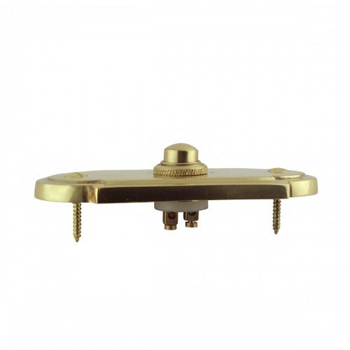 Wired Brass Door Bell Push Button 4" L