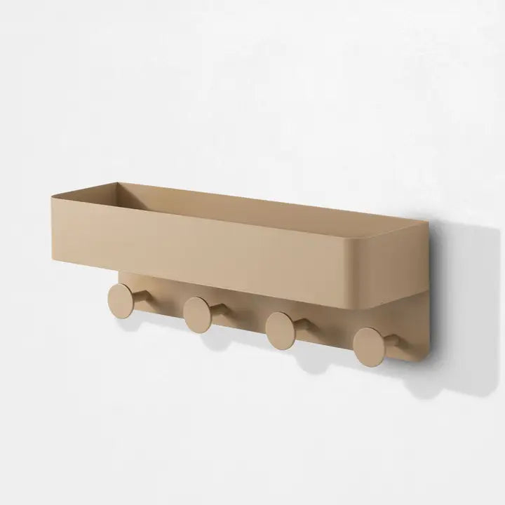 Igea Storage Shelf with Clothes Hanger