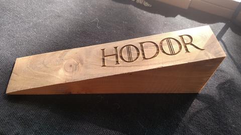 Hodor Doorstop Golden Oak