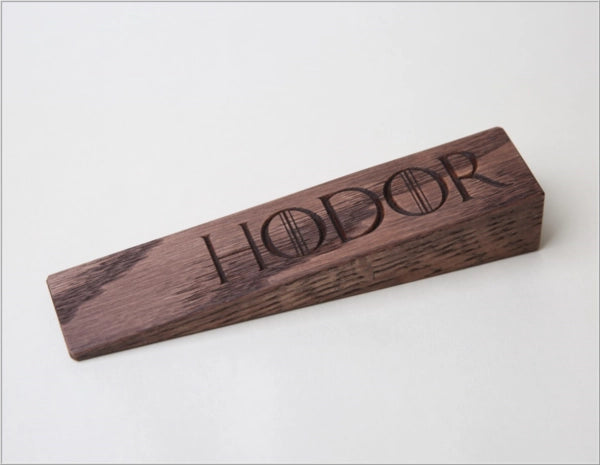 Hodor Doorstop Medieval Oak