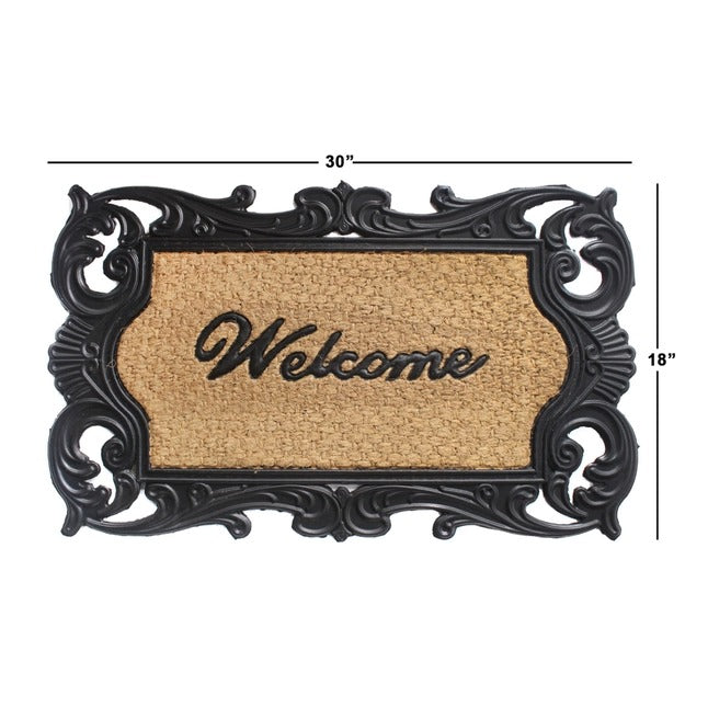 Rubber Welcome Irongate Doormat