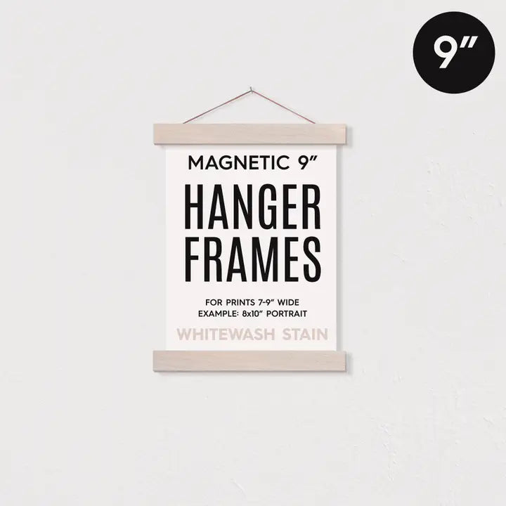 9" Magnetic Poster Hanger Frame For 8x10" Portrait Prints