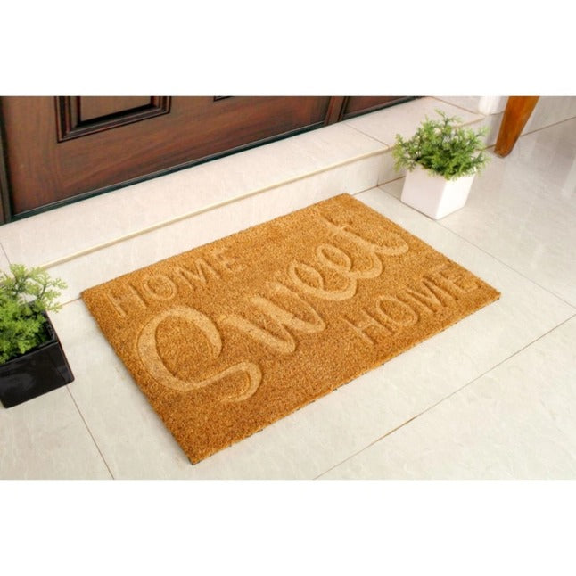 Embossed Home Sweet Home Coir Doormat