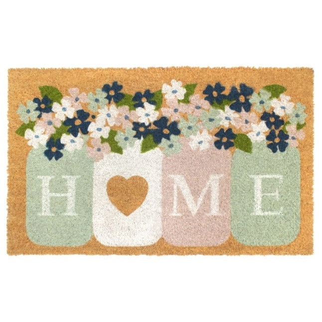 Tufted Home Mason Jar Coir Doormat