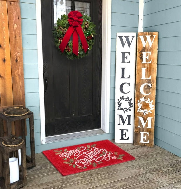 Multi Berry Merry Christmas Doormat