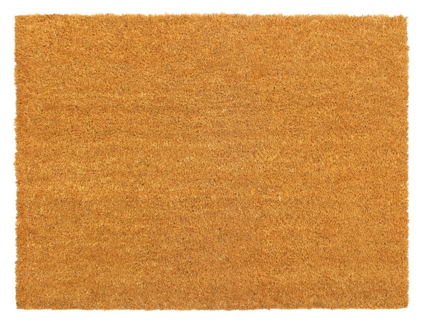 Natural Machine Tufted Plain Doormat