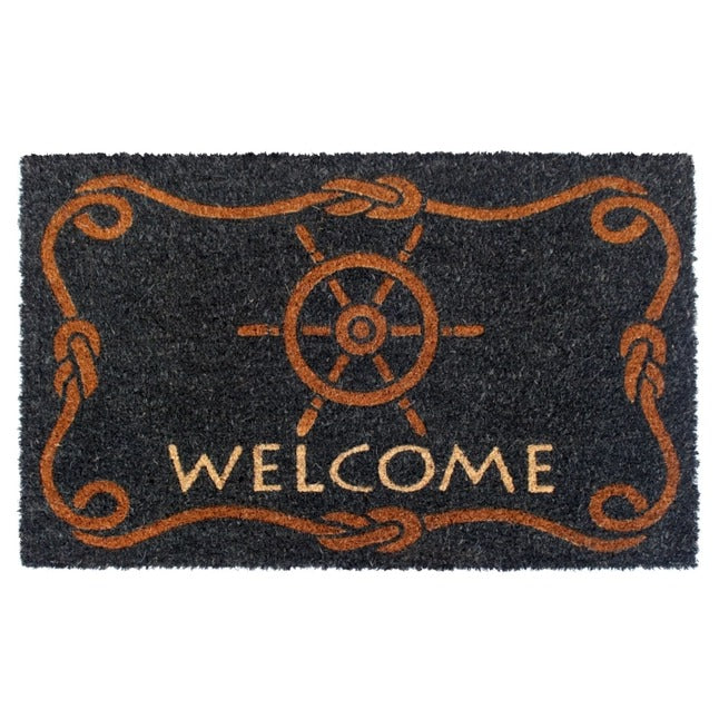 Blue Welcome Marine Doormat