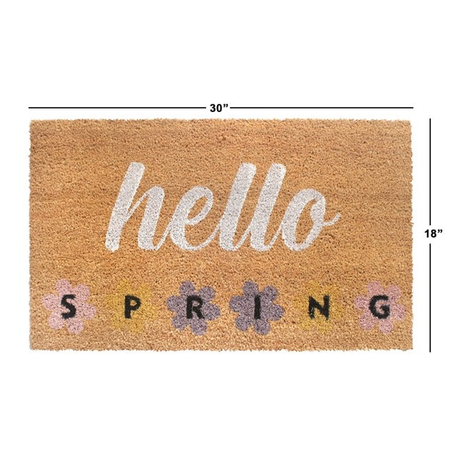 Hello Spring Doormat Fall