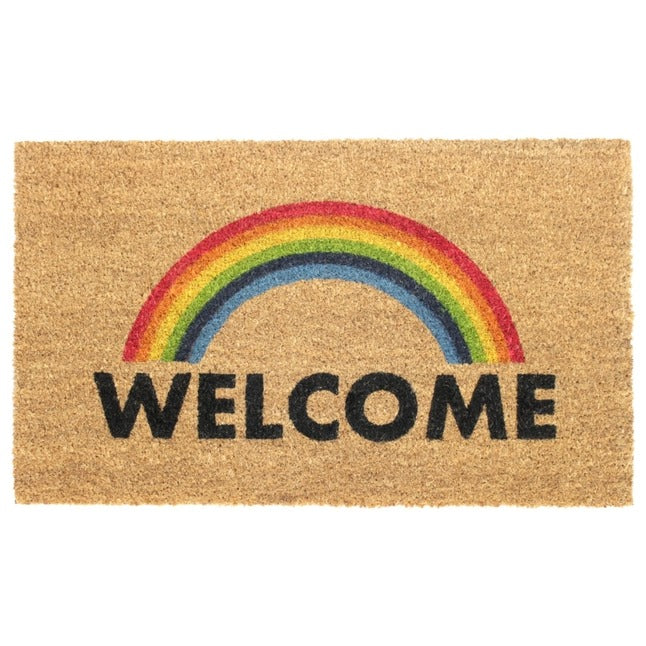 Multi Tufted Welcome Rainbow Doormat