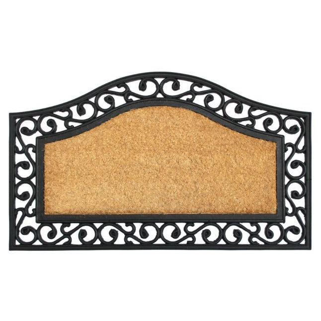 Rubber Coir Irongate Trellis Stripe Doormat