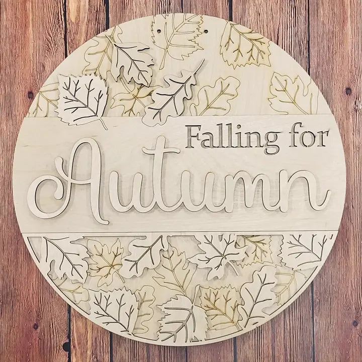 Diy Kit Falling For Autumn Door Hanger