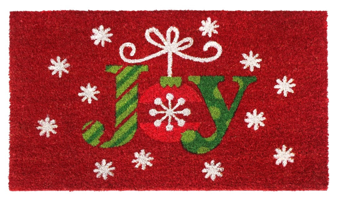 Multi Machine Tufted Joy Flakes Doormat