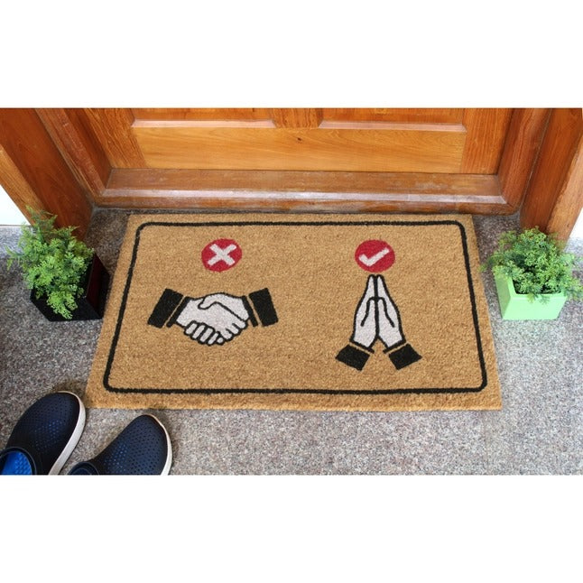 Multi Tufted No Handshake Doormat