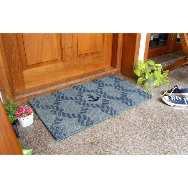 Gray Marine Anchor Doormat