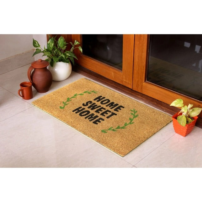 Black Home Sweet Home Doormat