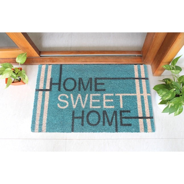 Home Sweet Home Teal Doormat