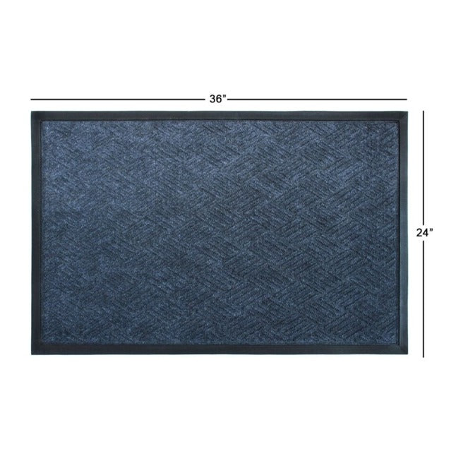 Dark Gray Cobalt Rubber Poly Doormat