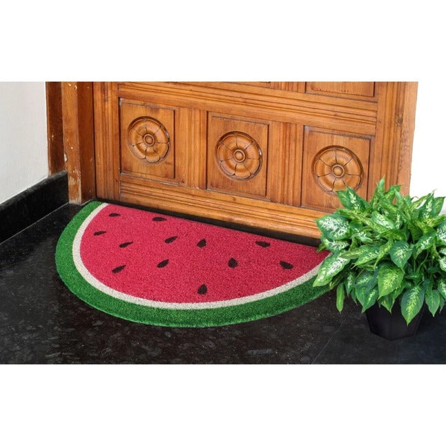 Pink Machine Tufted Watermelon