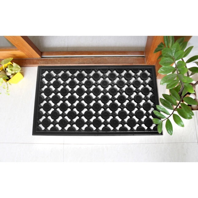 Heavy Geometric Trellis Doormat