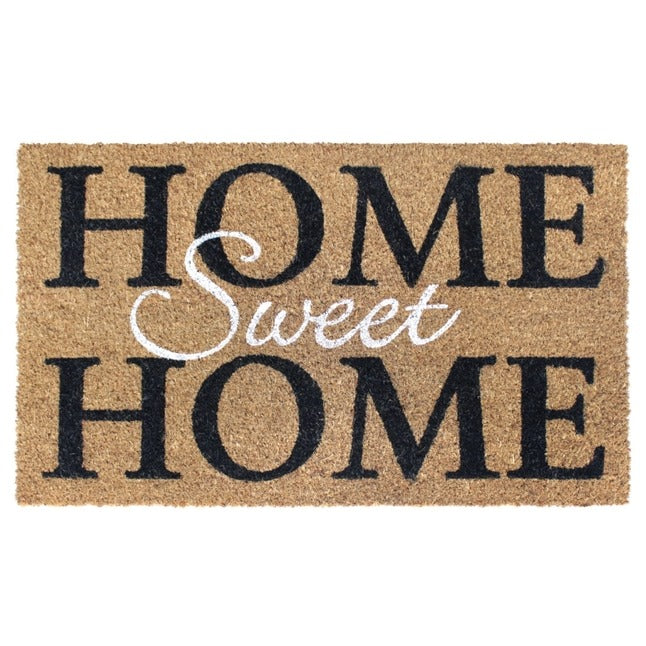 White Home Sweet Home Doormat