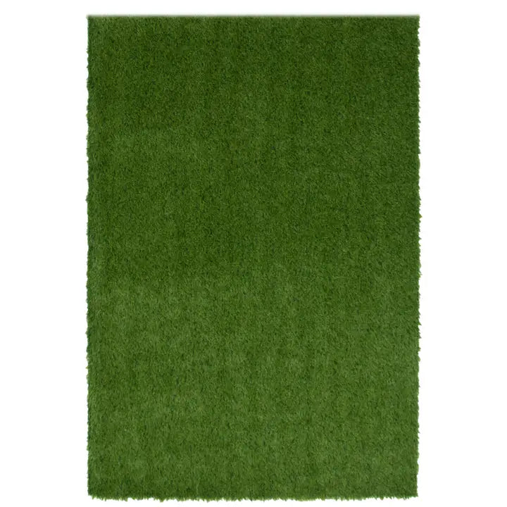 Faux Grass Green Area Rug