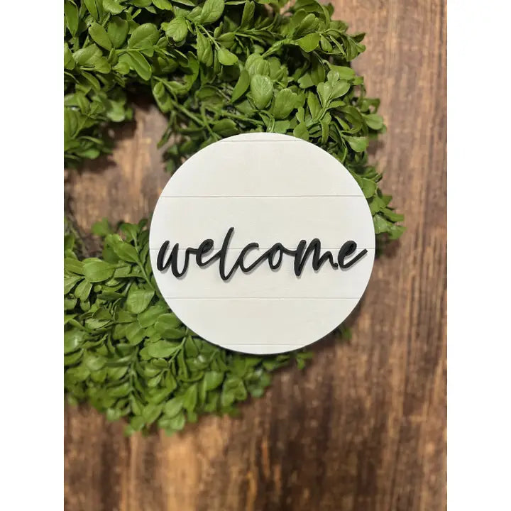 Mini 3D Wood Shiplap Welcome Sign