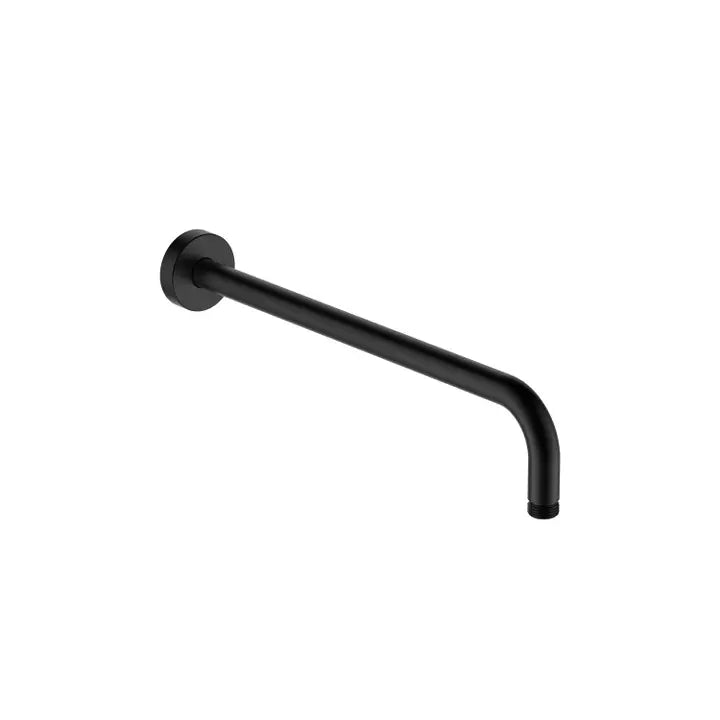 Stilform Design Wall Mount For Rain Shower Made of Solid Brass in Matt Black in 400 mm