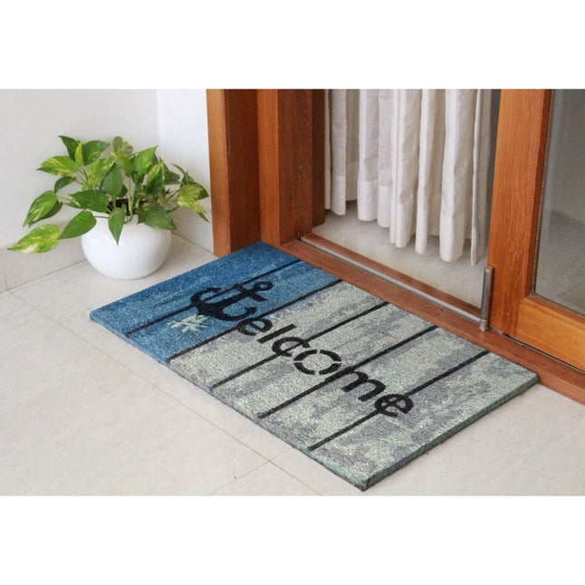 Multi Tufted Welcome Anchor Doormat