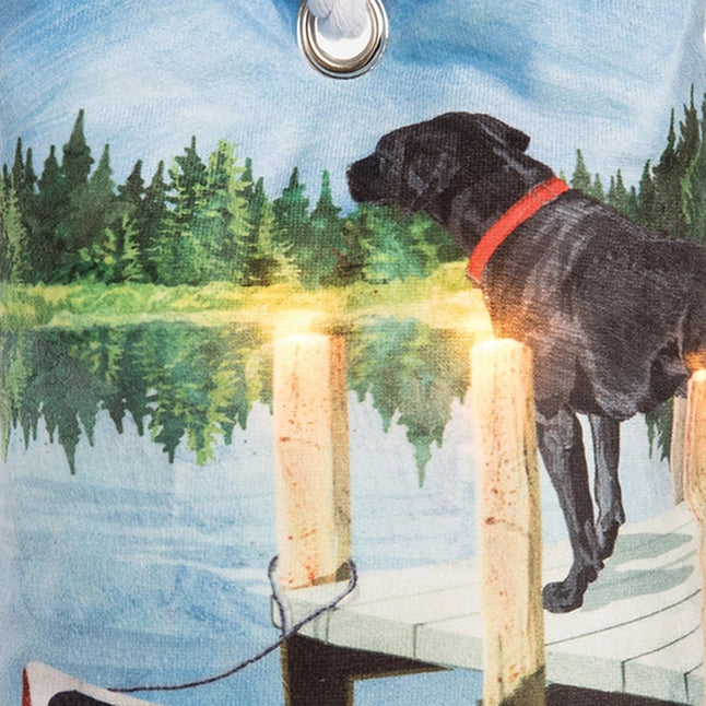 Dog Lake Pier Led Doorstop