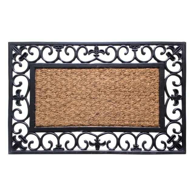 Fleur De Lis Border Doormat