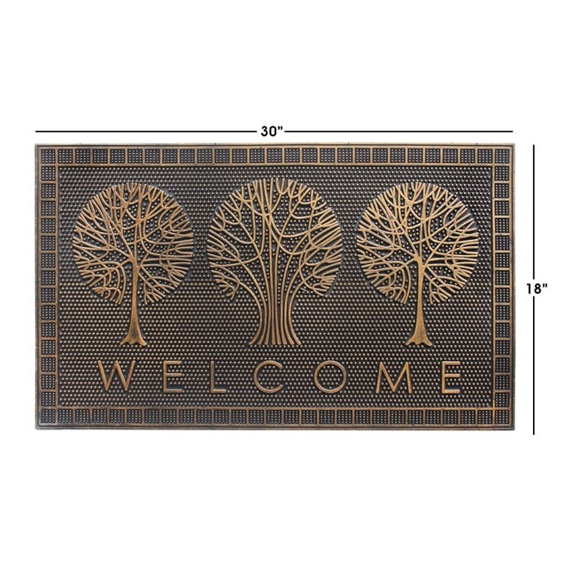 Welcome Tree Trio Doormat