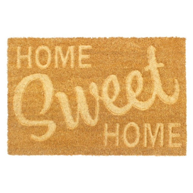 Embossed Home Sweet Home Coir Doormat