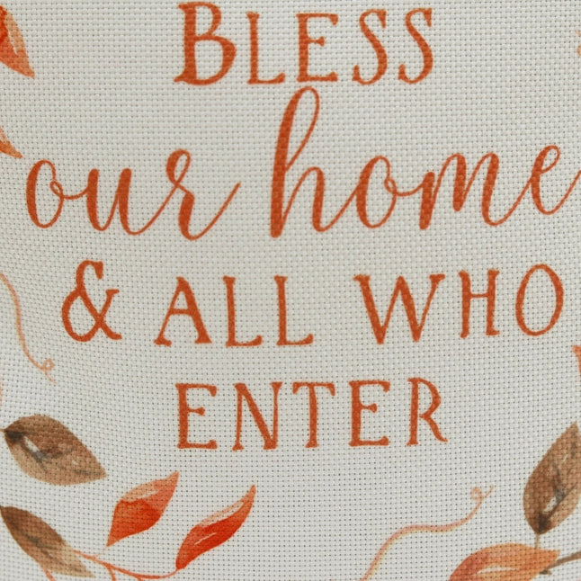 Fabric Door Stop-Bless Our Home and All Who Enter