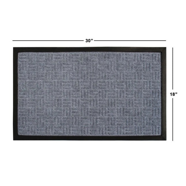 Moulded Rubber Poly Patterned Doormat