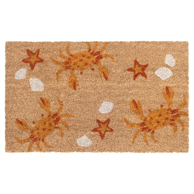 White Machine Tufted Crabs Doormat