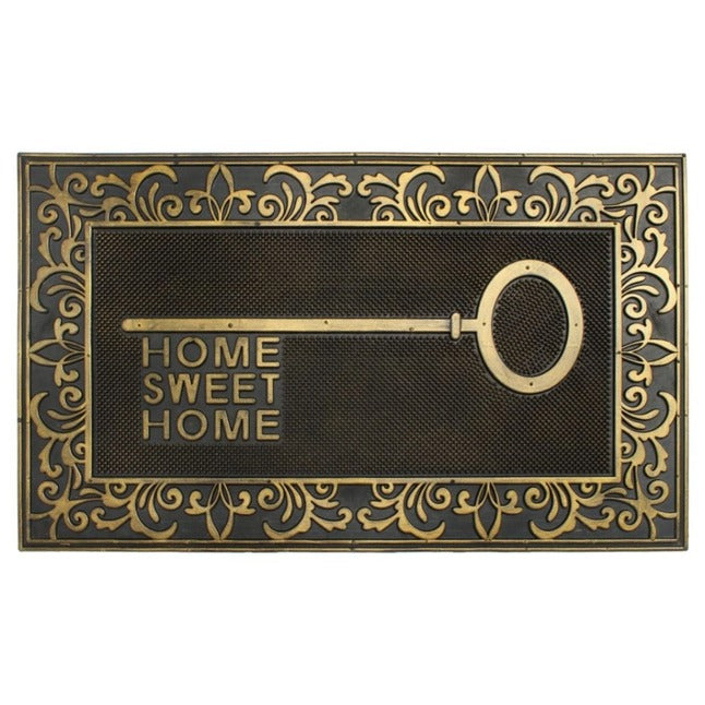 Home Sweet Home Key Rubber Doormat