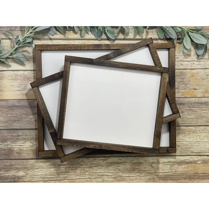 Wood Sign Blanks For Diy & Cricut with Frames