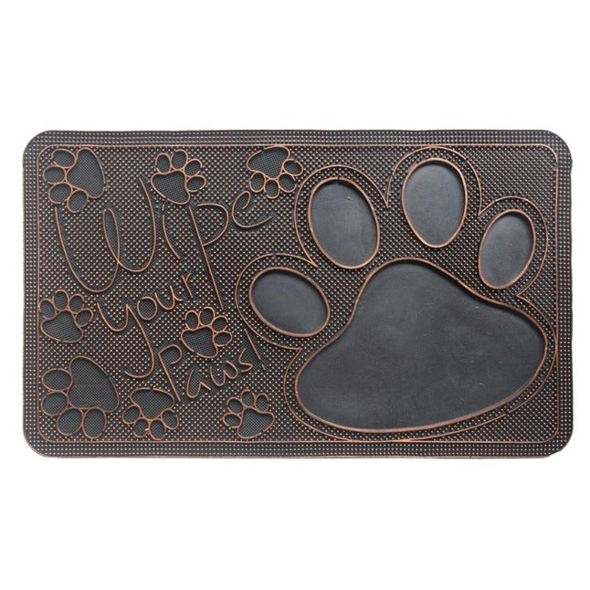 Wipe Your Paws Rubber Doormat