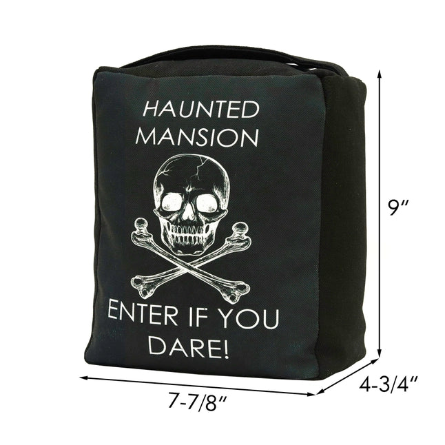 Halloween Fabric Door Stop-Haunted Mansion Enter If You Dare