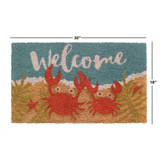 Welcome Crabs Doormat