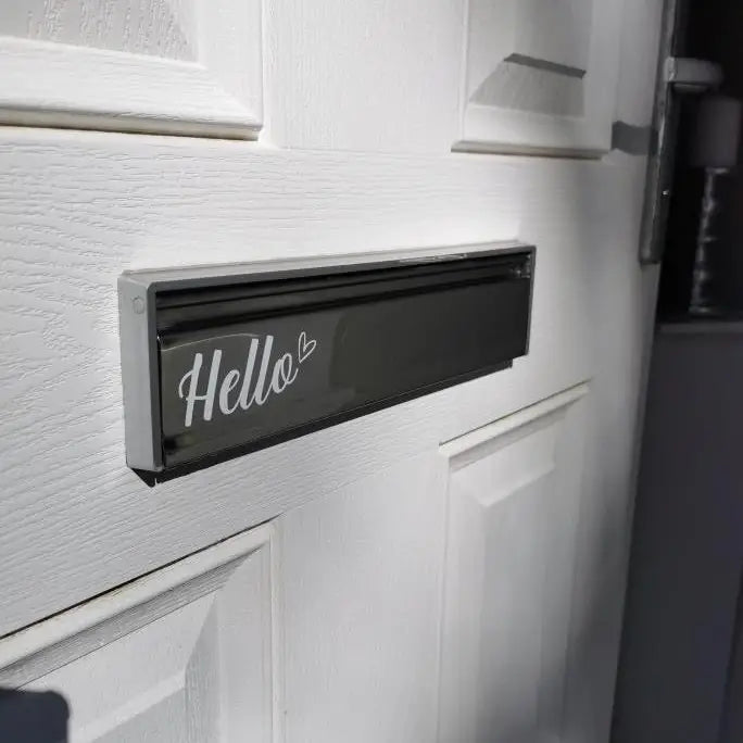 Hello Heart Letter Box Door Decor House Sticker Label