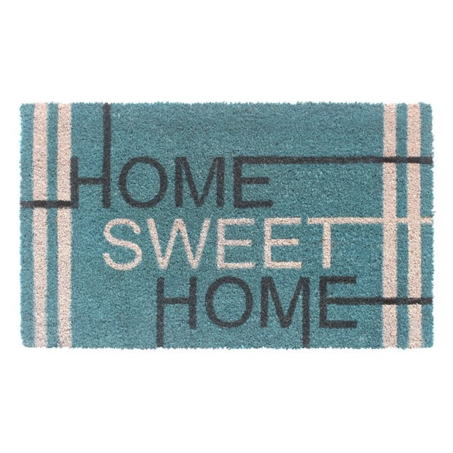 Home Sweet Home Teal Doormat