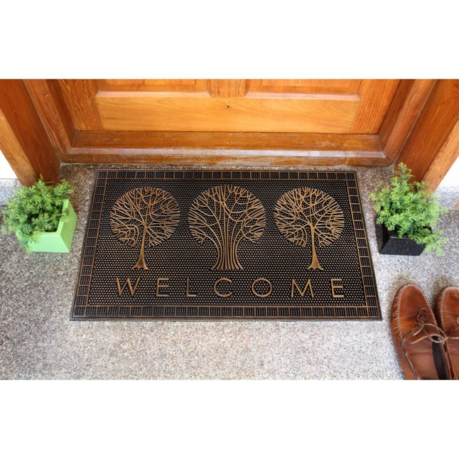 Welcome Tree Trio Doormat